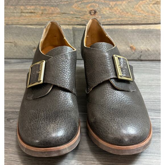 Kork-Ease Nanda Monk Strap Buckle Shoe Size 9.5 M Minimalist Steampunk Brown - Picture 3 of 11